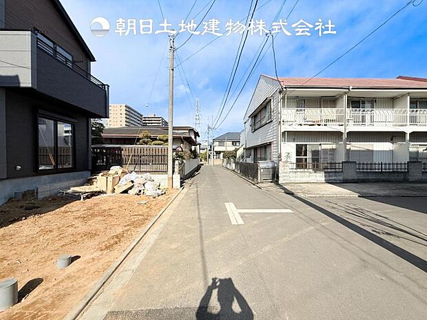 【前面道路＋現地写真】