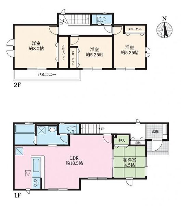 【1号棟 間取図】