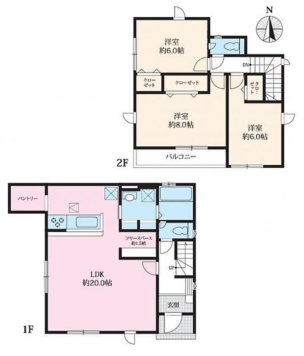 【2号棟　間取図】