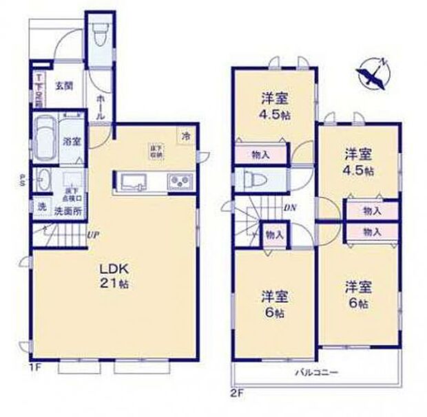 【A号棟 間取図】