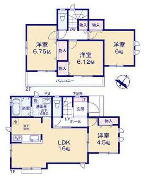 【D号棟 間取図】