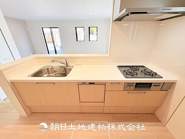 【システムキッチン】食洗機付きのキッチンは家事や子育てに忙しい人には大事な味方です♪