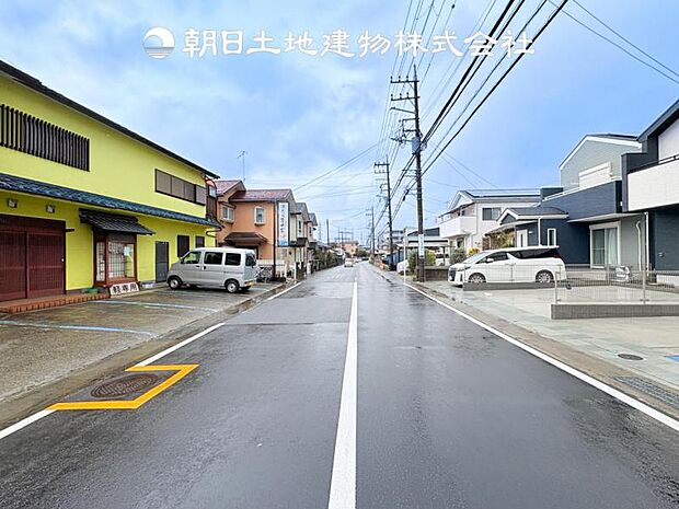【前面道路+現地写真】