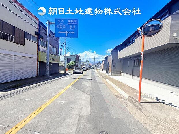 【前面道路+現地写真】