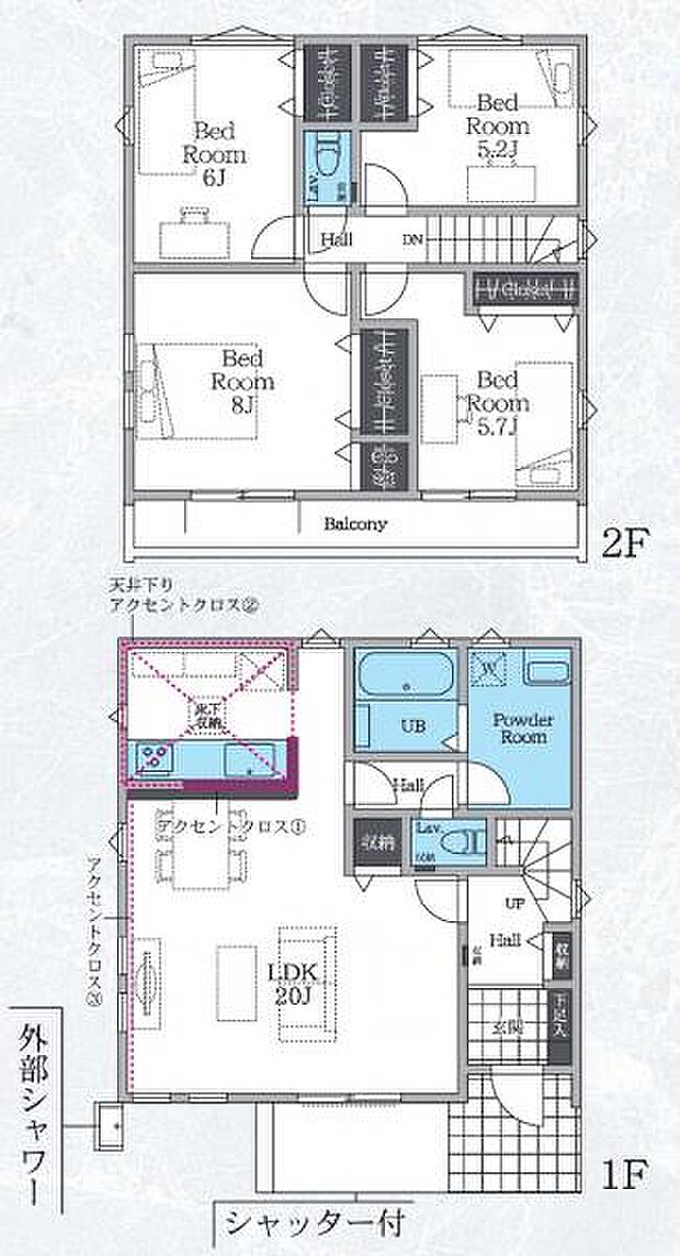 【1号棟 間取図】