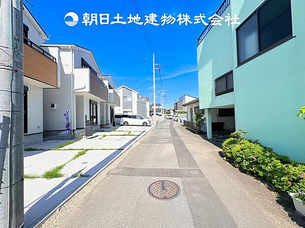 【前面道路+現地写真】