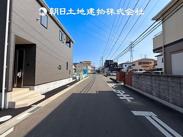 【前面道路＋現地写真】