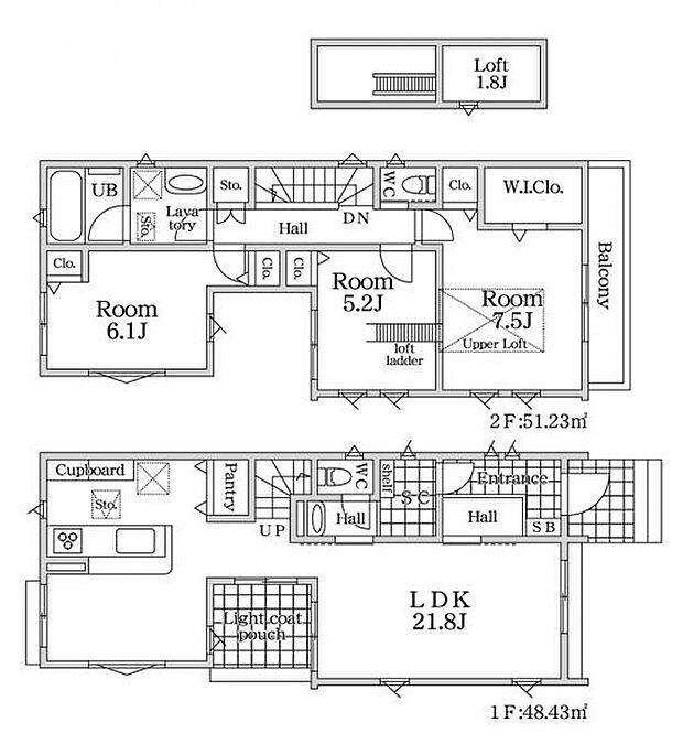 【3号棟 間取図】