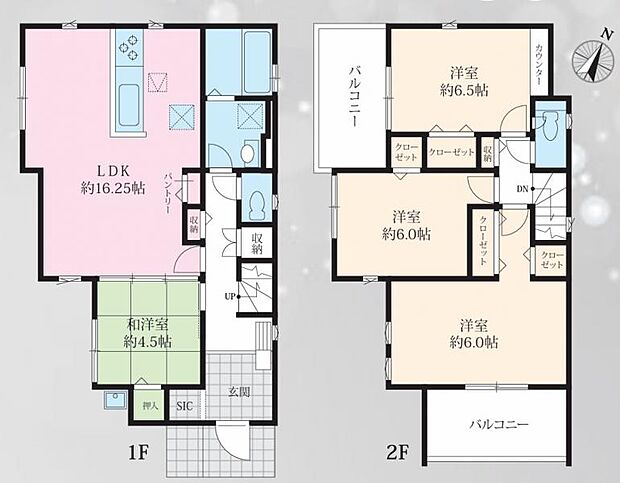 【2号棟 間取図】
