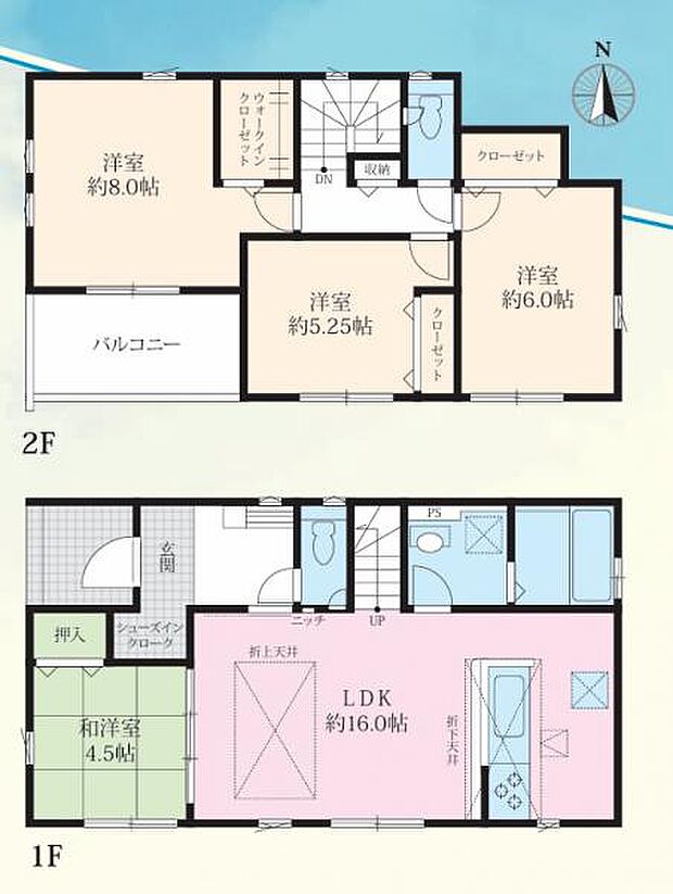 【1号棟 間取図】