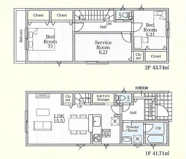 【1号棟 間取図】