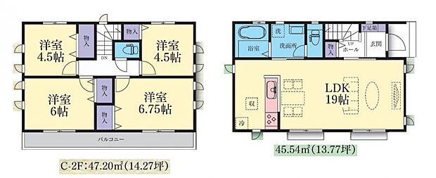 【C号棟 間取図】