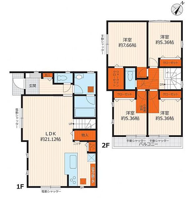 【A号棟 間取図】