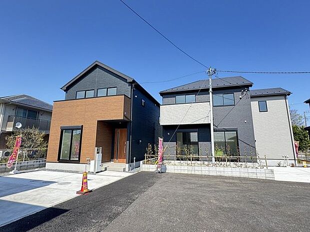 【外観/施工例】SENDO島野店まで徒歩10分(約800m)、スーパーや飲食店に気軽にアクセスできる立地です。※実際とは異なる場合があります。