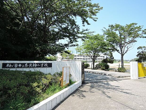 袖ケ浦市立奈良輪小学校 徒歩5分。2021年度、グラウンドの東側に校舎が新設されました。読書教育に力を入れられています。 321m