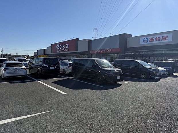 ベイシアちば古市場店 徒歩11分。HPにお得な情報掲載。営業時間/9:00〜20:00 861m