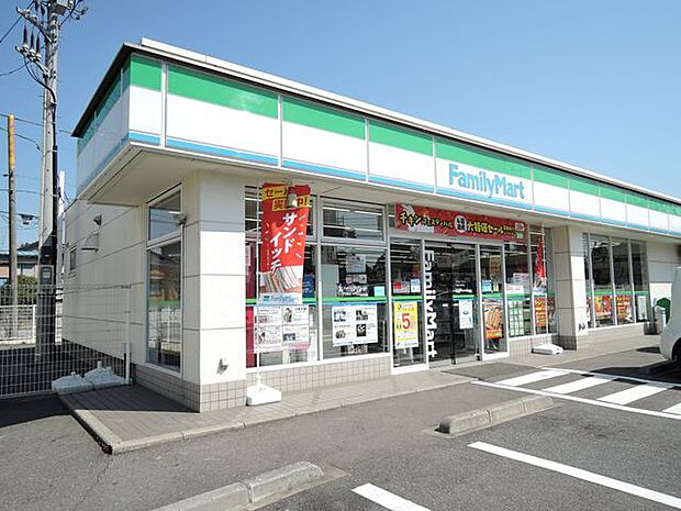ファミリーマート生実町 徒歩6分。24時間営業。ATMやマルチコピー機など有。各種クレジットカードや電子マネーでのお支払い可能。 430m
