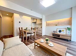岡野パークハイツ 3LDKのリビング/ダイニング