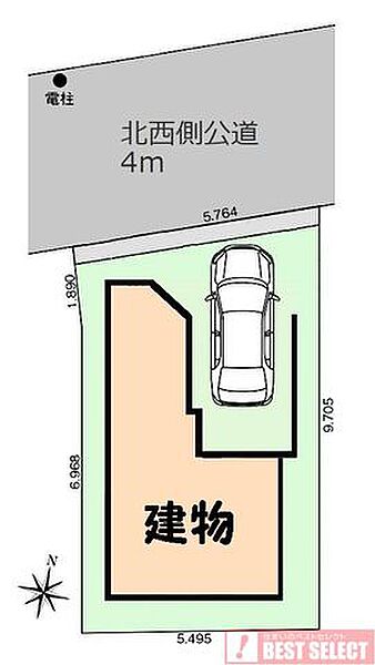 ■ハイルーフ車も駐車できるビルトイン車庫付きです。