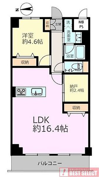 間取りを拡大表示