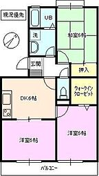 フェニックスST 3DKの間取図画像