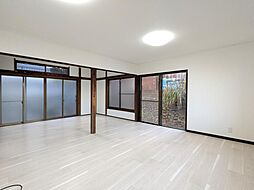 散田町2丁目　階段の途中平屋建て貸家 1階2LDKのリビング/ダイニング