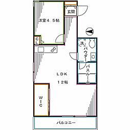 東京メトロ丸ノ内線 南阿佐ケ谷駅 徒歩4分の賃貸マンション 4階1LDKの間取り