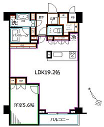 東京メトロ丸ノ内線 南阿佐ケ谷駅 徒歩2分の賃貸マンション 2階1LDKの間取り