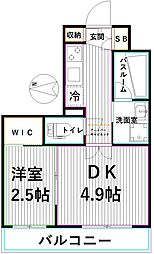 東京メトロ丸ノ内線 新高円寺駅 徒歩7分の賃貸マンション 10階1DKの間取り