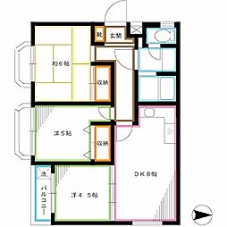 間取図画像 3LDK