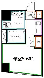 GRANPASEO阿佐ヶ谷 ワンルームの間取図画像