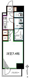 dips野方RESIDENCE 1Kの間取図画像