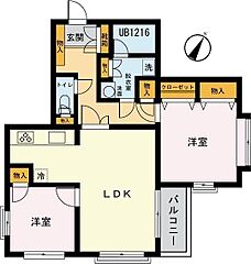 物件の間取り
