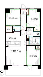 間取図画像 3LDK