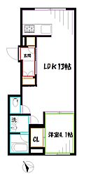 コフレ吉祥寺本町 1LDKの間取図画像