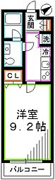PrimaryM 1Kの間取図画像