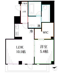 スマート・グラン荻窪 1LDKの間取図画像
