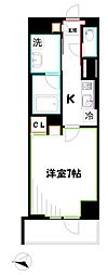 グランドレジデンスミタカ 1Kの間取図画像