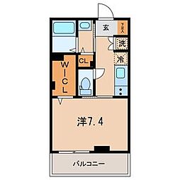 レイドバック吉祥寺 1Kの間取図画像