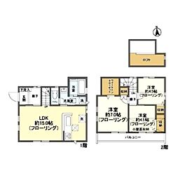 Kolet富士見ヶ丘 3LDKの間取り