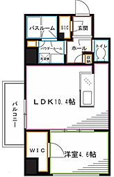 グロリアス西荻窪 2階1LDKの間取り