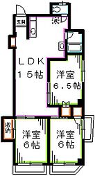メゾン西荻窪 3LDKの間取図画像