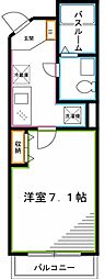 プライムアーバン西荻窪 1Kの間取図画像
