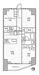 ディームス方南町 2SLDKの間取図画像