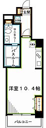 RESIDIA荻窪3 ワンルームの間取図画像