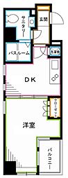 イサラ荻窪 1DKの間取図画像