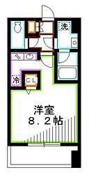 アヴァンセ吉祥寺 1Kの間取図画像