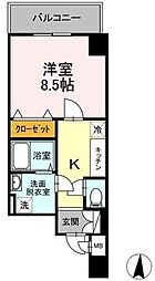 Glanpia 1Kの間取図画像