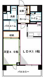 プレミアコンフォート西荻窪 1LDKの間取図画像