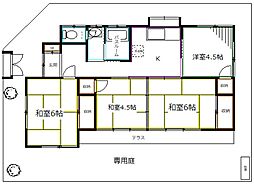 JR中央本線 吉祥寺駅 バス10分 青梅街道営業所下車 徒歩5分の賃貸一戸建て 4Kの間取り
